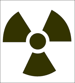 4" Symbol for Radioactive