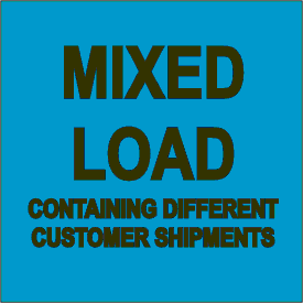 Blue 4" X 4" Custom Quality Control Label