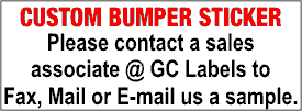 Bulk Tank Label with Your Custom Information