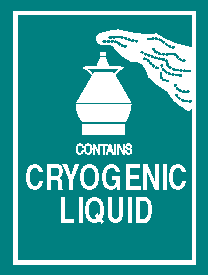 Cryogenic Liquid Label