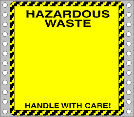 Hazardous Waste Label