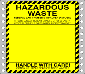 Hazardous Waste Label