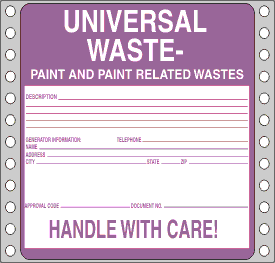 Universal Waste Label