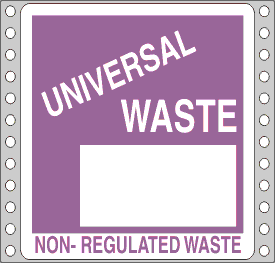 Universal Waste Label