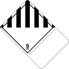 Custom 4" x 6" Miscellaneous Class 9 with Description Strip
