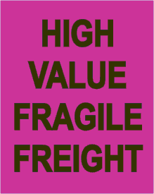 Hot Pink 4" X 5" Custom Quality Control Label