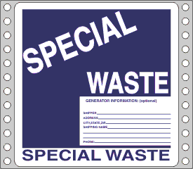 Special Waste Label
