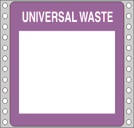 Universal Waste Label