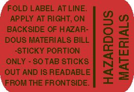 Largest Hazardous Materials Tab