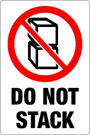 Do Not Stack Label