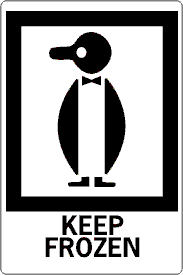 Keep Frozen Label