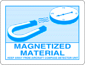 Magnetized Material Label