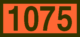 Pre-Numbered 1075 Orange Panel
