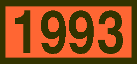 Pre-Numbered 1993 Orange Panel