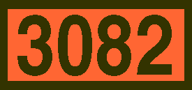 Pre-Numbered 3082 Orange Panel