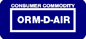 Otherwise Regulated Material Air Label