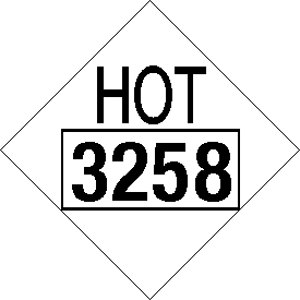 Vinyl 3258 HOT Placard