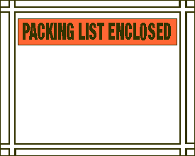 Packing List Enclosed Envelope