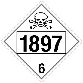 Tag-board 1897 Class 6 Placard