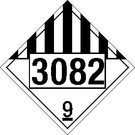 Tag-board 3082 Miscellaneous Class 9 Placard