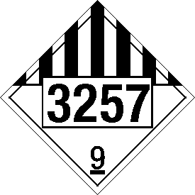 Tag-board 3257 Miscellaneous Class 9 Placard