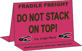 Pallet Protection Label "DO NOT DOUBLE STACK"