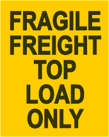 Yellow 4" X 5" Custom Quality Control Label